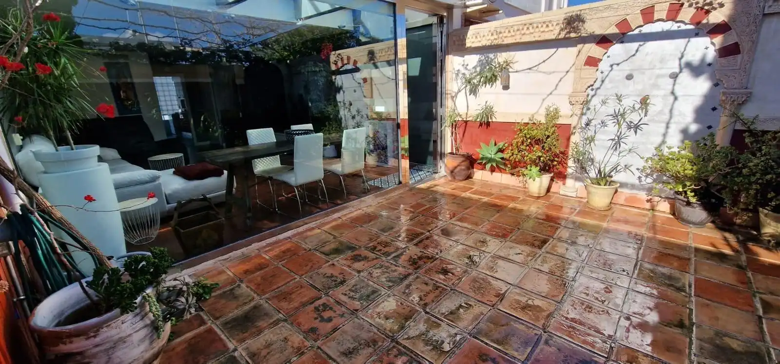 Terrace of Detached homes for rent in Sant Joan d'Alacant  with Air Conditioner, Heating and Private garden