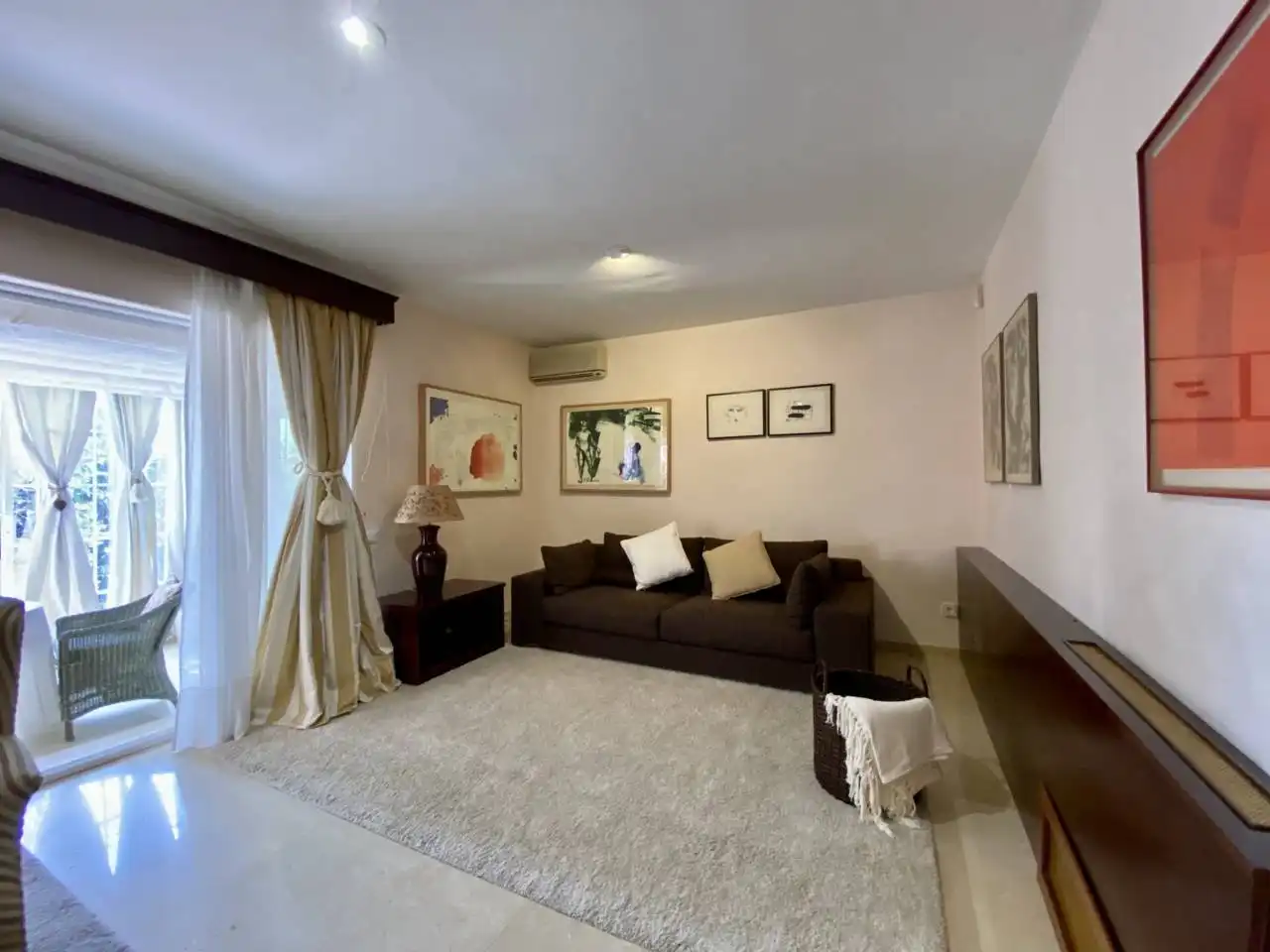 Sala de estar de Casa adosada de alquiler en Calvià con Aire acondicionado, Calefacción y Terraza