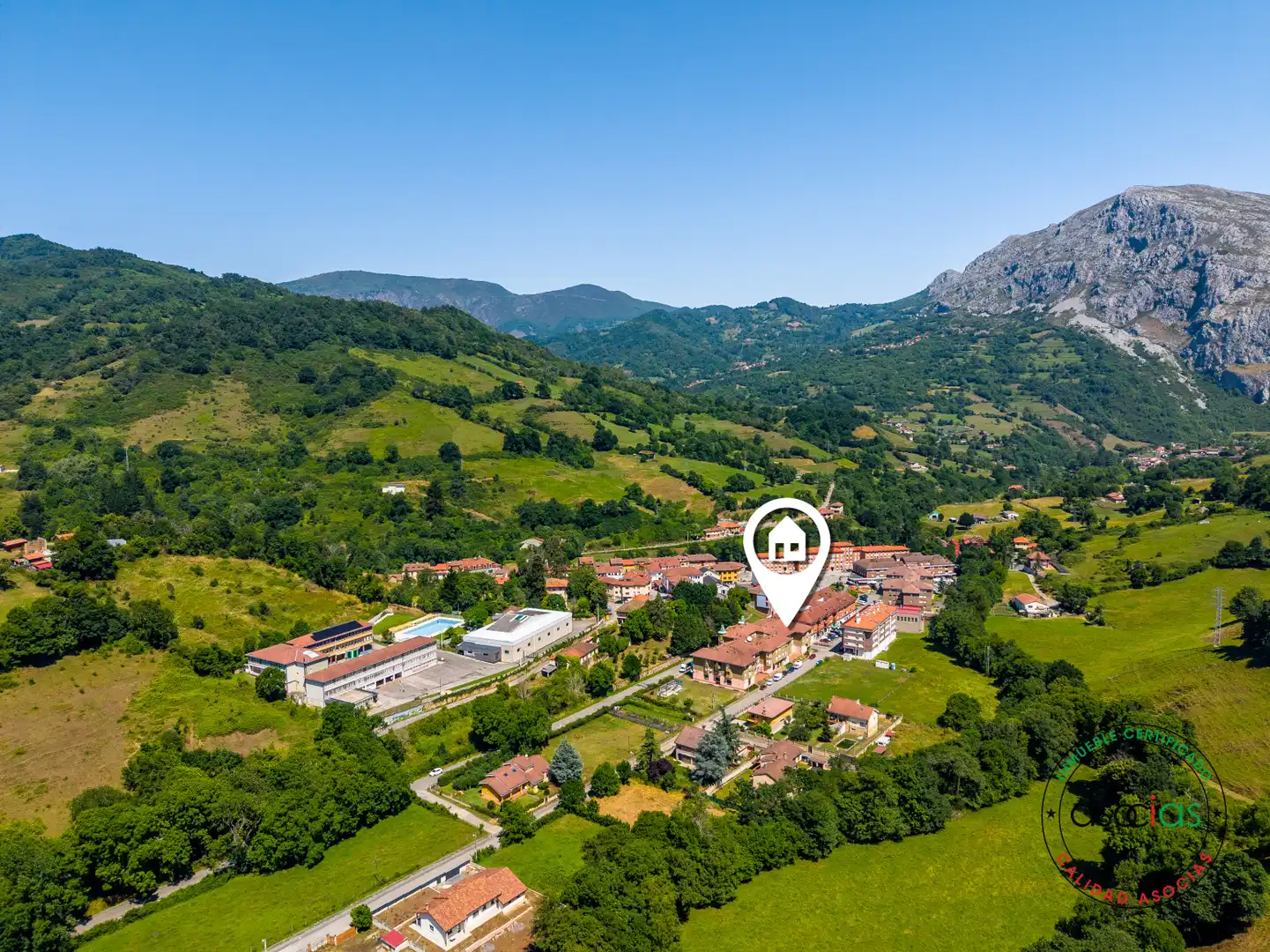 Exterior view of Flat for sale in Teverga  with Heating, Parquet flooring and Terrace
