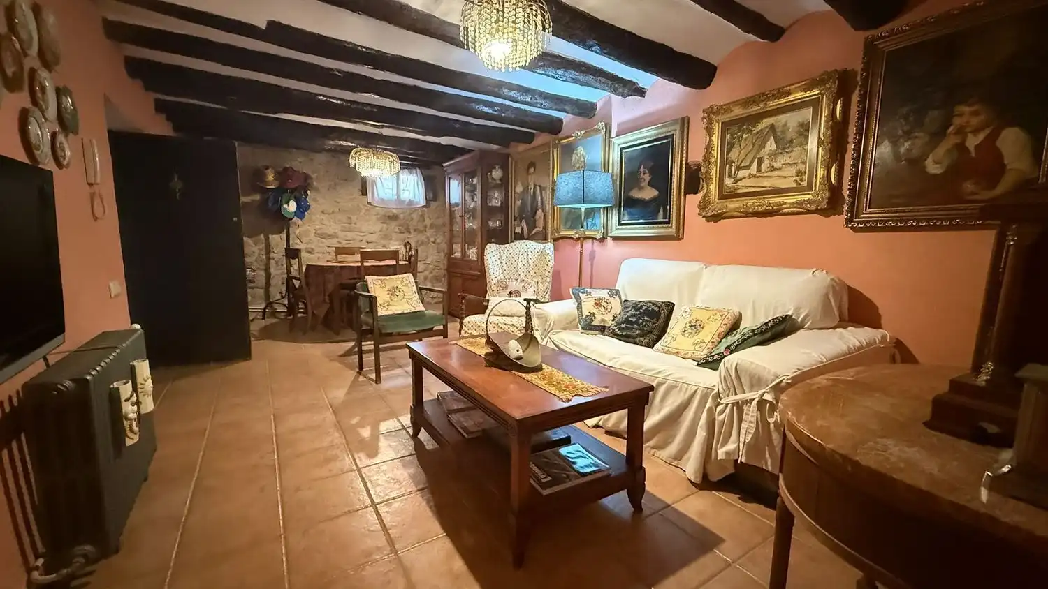 Sala de estar de Casa o chalet en venta en Castellote con Terraza y Trastero
