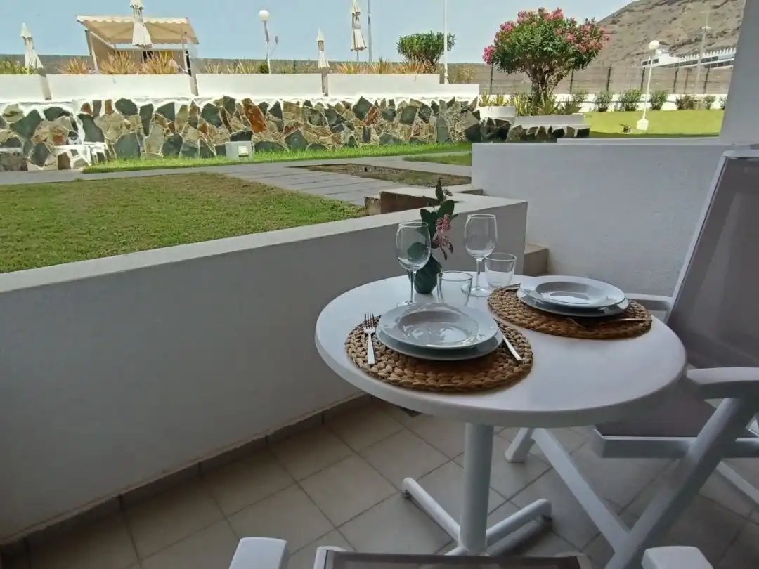 Terraza de Apartamento en venta en Mogán