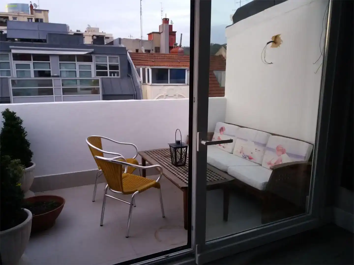 Terrace of Attic for share in Bilbao   with Parquet flooring, Furnished and Balcony