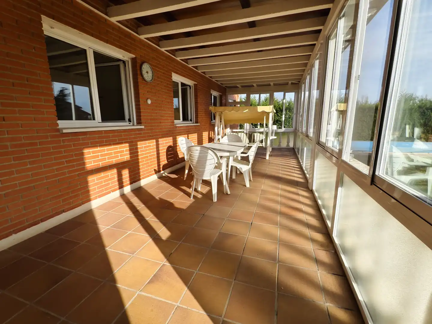 Terraza de Casa o chalet en venta en Grijota con Calefacción, Jardín privado y Piscina