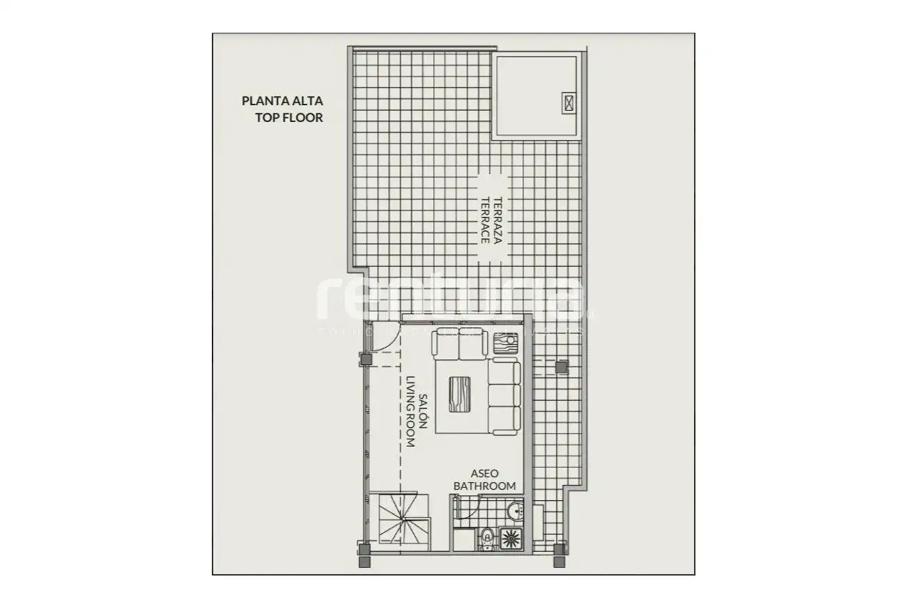 Attic for sale in Calpe / Calp  with Air Conditioner, Terrace and Furnished
