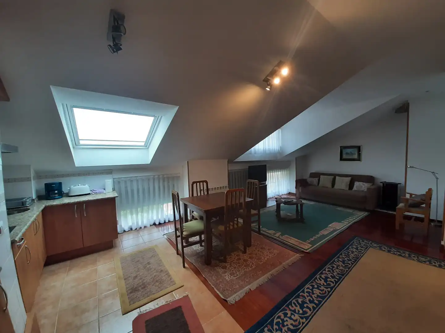Living room of Attic for rent in Puente Viesgo  with Private garden, Furnished and Washing machine