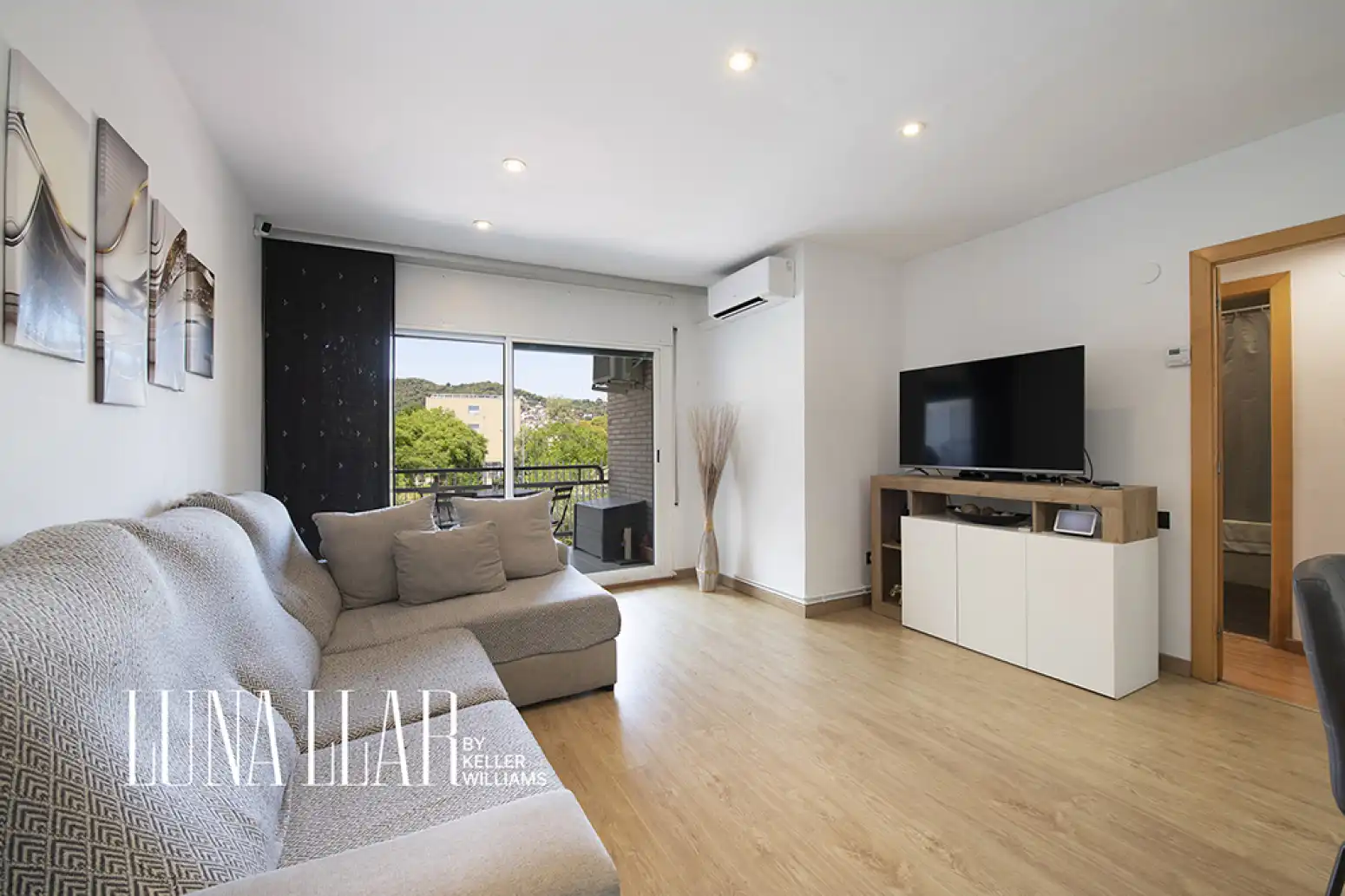 Wohnzimmer von Wohnung zum Verkauf in Gavà mit Klimaanlage, Heizung und Parkett