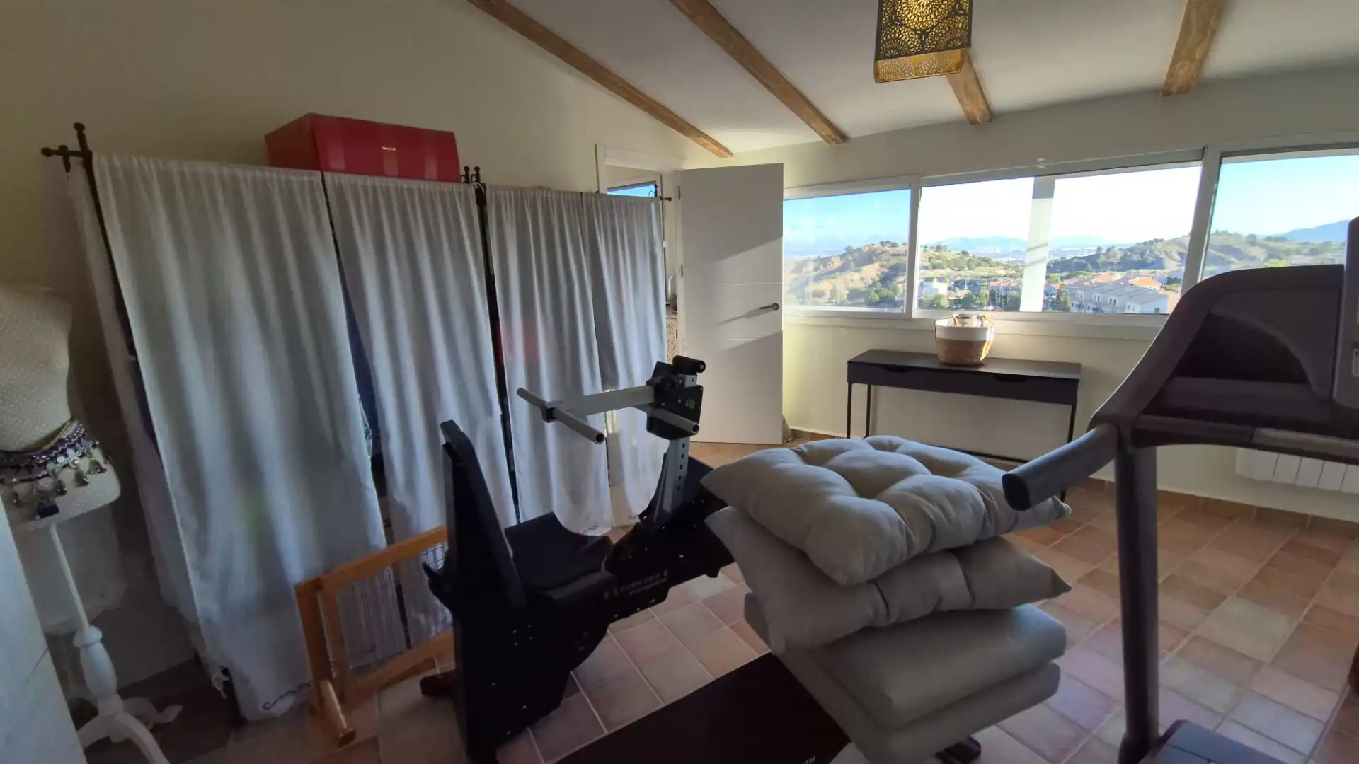 Dormitori de Casa adosada en venda en Murcia amb Aire condicionat, Jardí privat i Terrassa