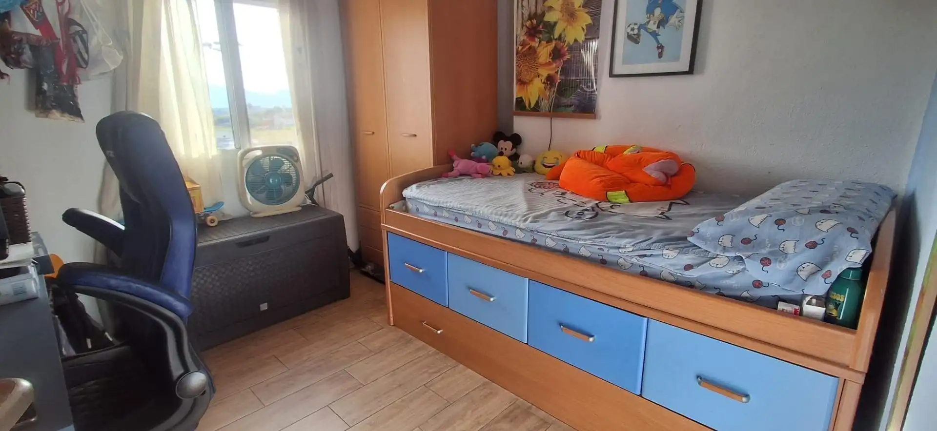 Bedroom of Flat for sale in Cullera  with Air Conditioner, Furnished and Balcony
