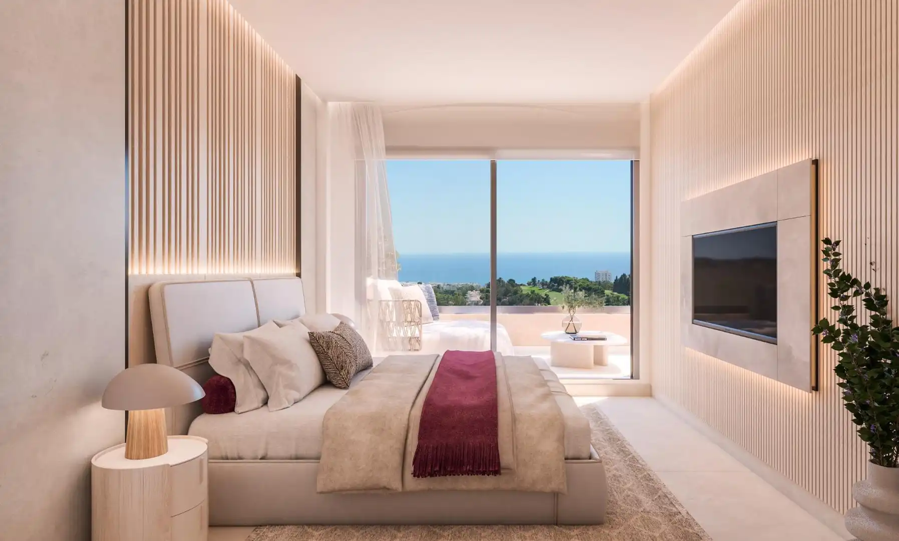 Dormitori de Apartament en venda en Benalmádena amb Aire condicionat, Calefacció i Jardí privat