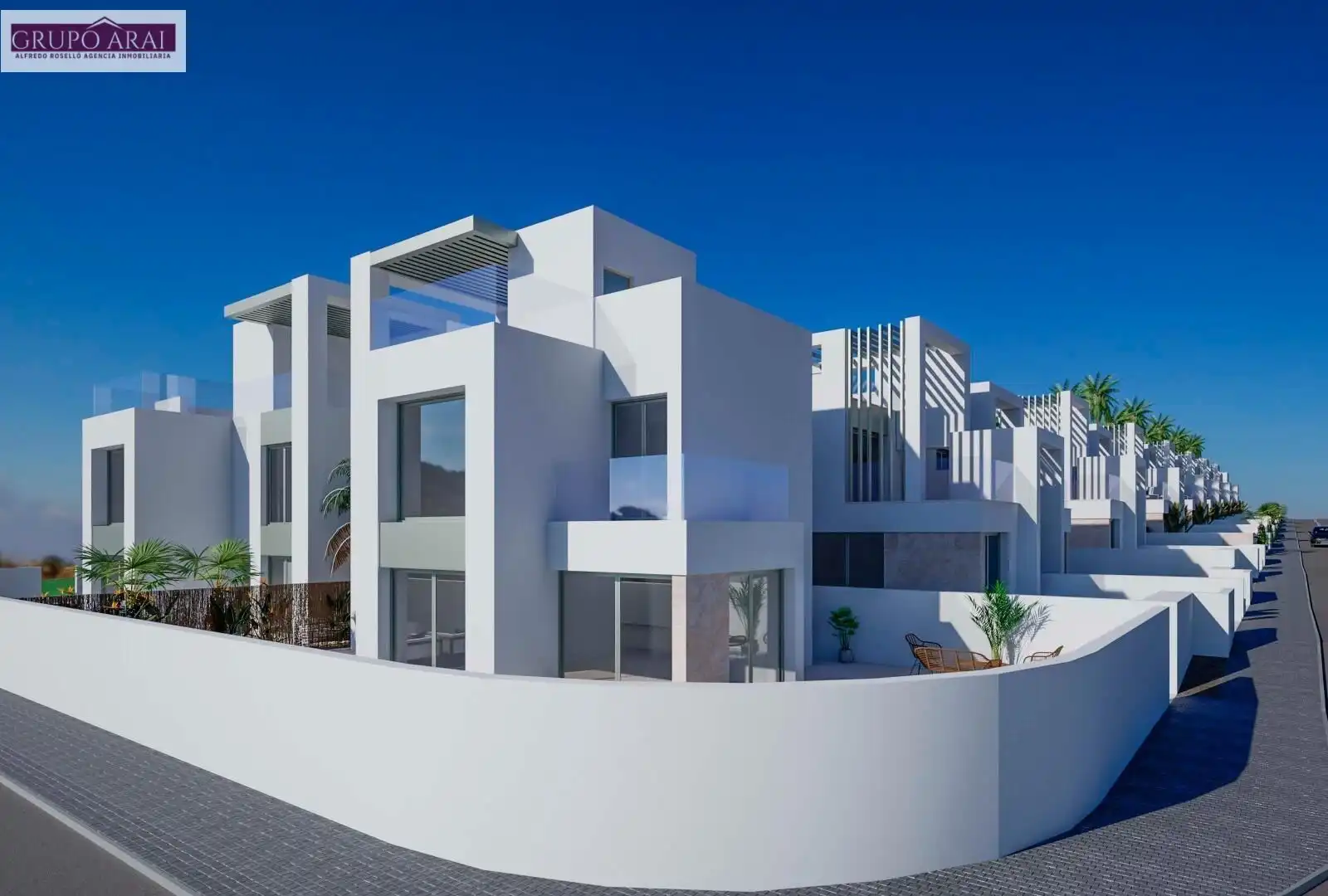 Vista exterior de Casa adosada en venta en Formentera del Segura con Calefacción, Jardín privado y Terraza
