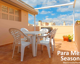 Terrace of Attic to rent in Ses Salines  with Air Conditioner, Terrace and Balcony