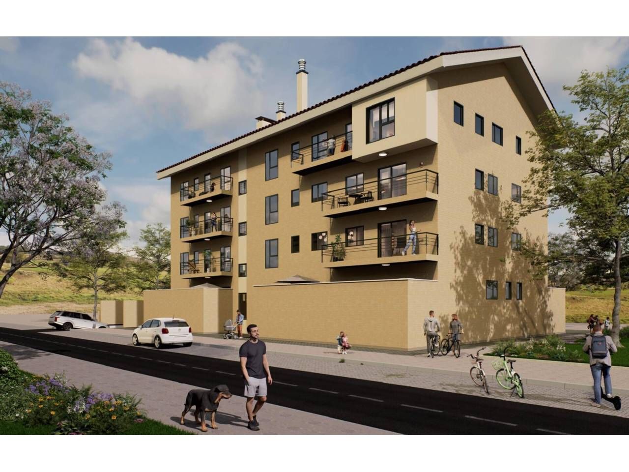 Exterior view of Flat for sale in Villalbilla de Burgos  with Heating, Terrace and Storage room