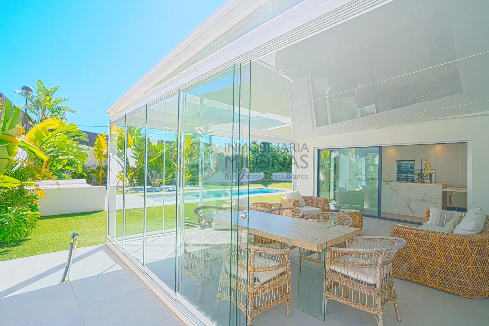 Terraza de Casa o chalet en venta en L'Alfàs del Pi con Aire acondicionado, Jardín privado y Terraza