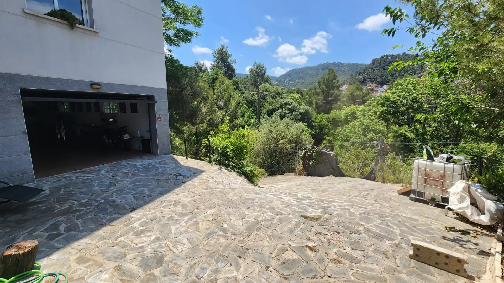 Terraza de Casa o chalet en venta en Vallirana con Jardín privado, Parquet y Terraza