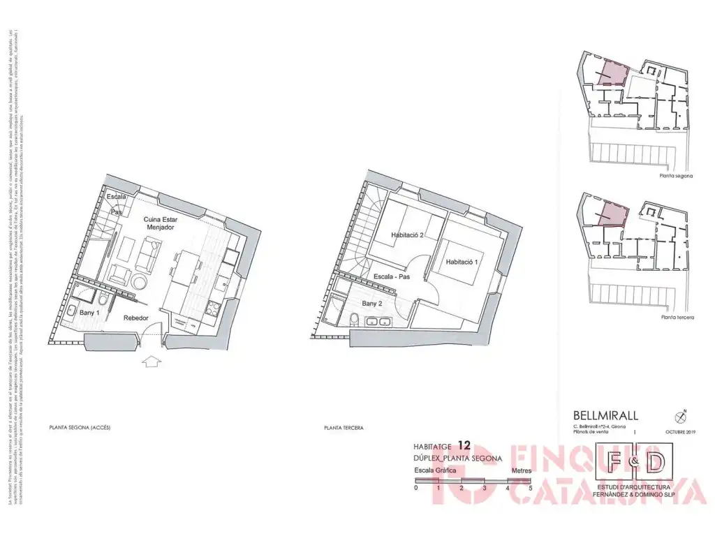 Duplexes for sale in Girona  with Air Conditioner