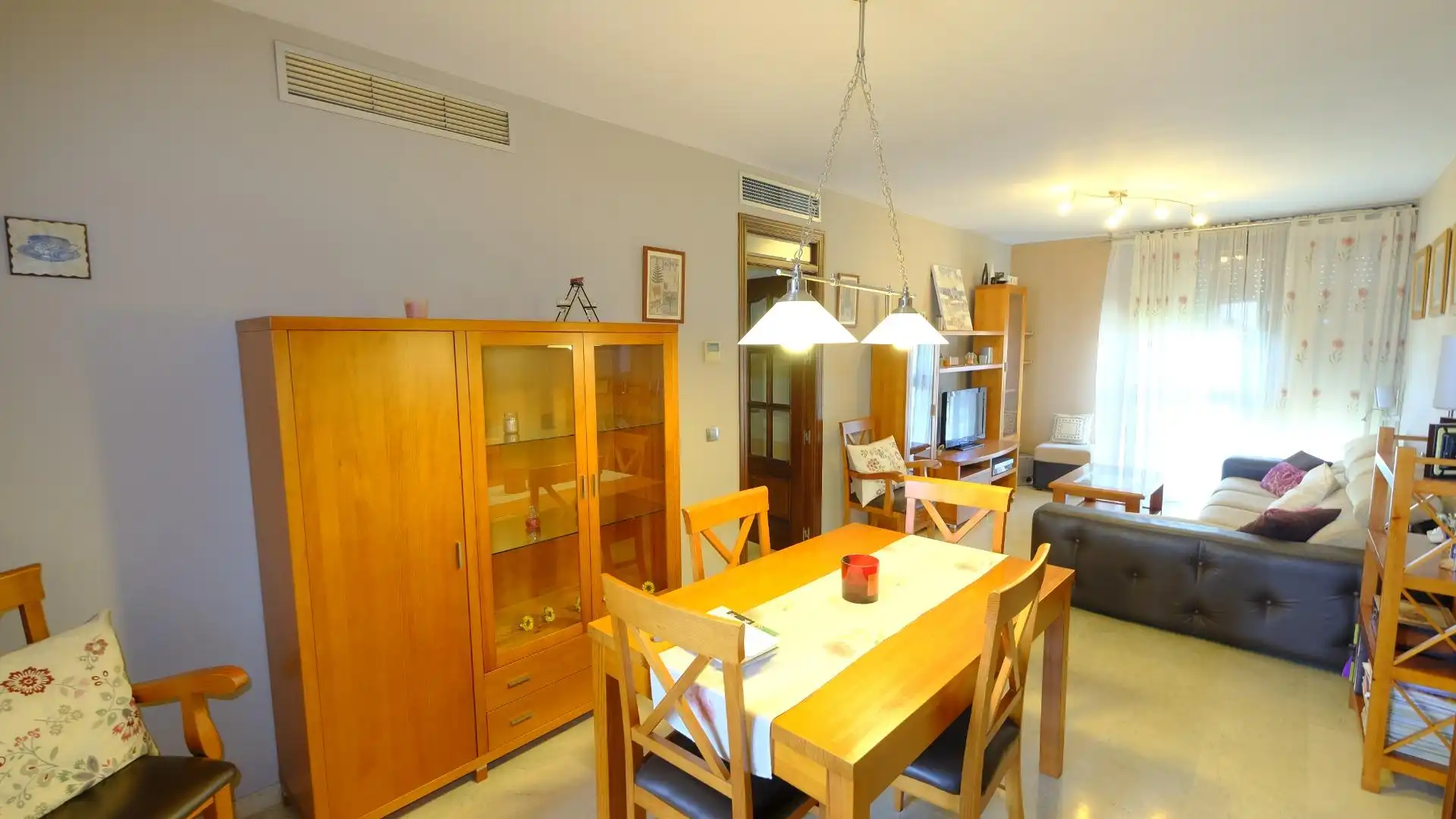 Dining room of Attic for rent in Alcalá de Guadaira  with Air Conditioner, Heating and Terrace