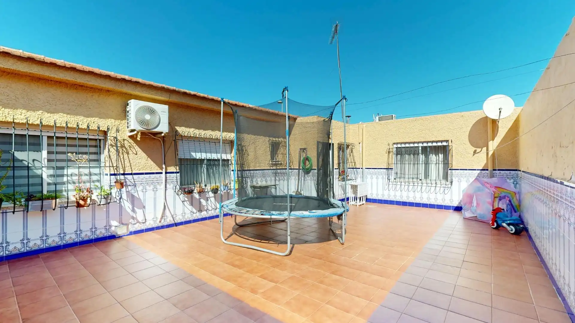 Terraza de Casa adosada en venta en Cartagena con Aire acondicionado