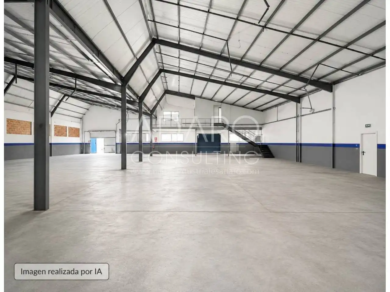 Vista exterior de Nave industrial de alquiler en Aranjuez