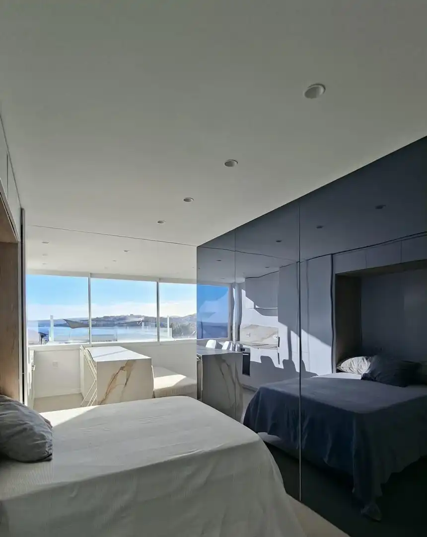 Schlafzimmer von Loft zum Verkauf in  Palma de Mallorca mit Klimaanlage