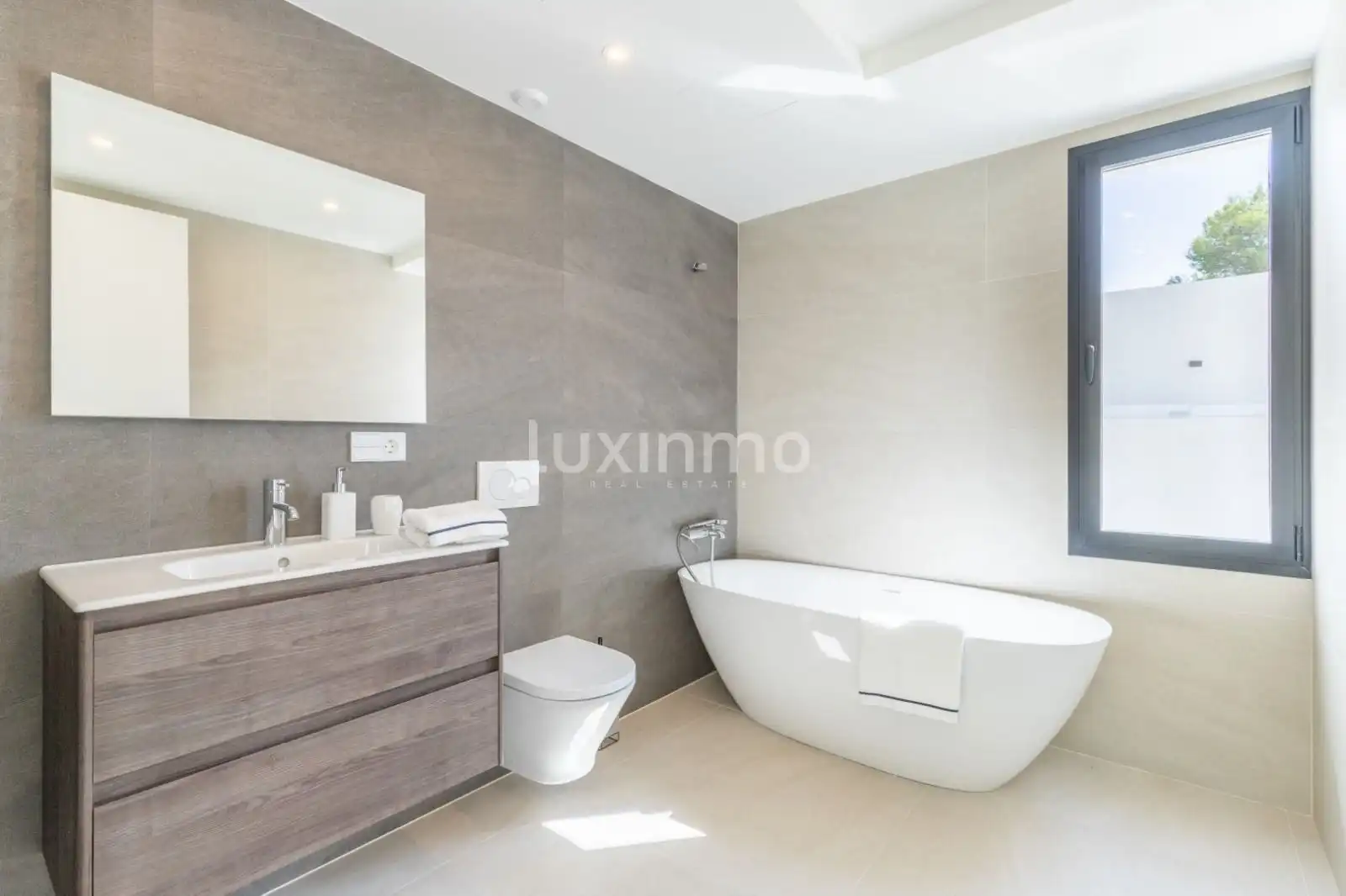 Bathroom of Houses for sale in Jávea / Xàbia  with Air Conditioner, Heating and Terrace