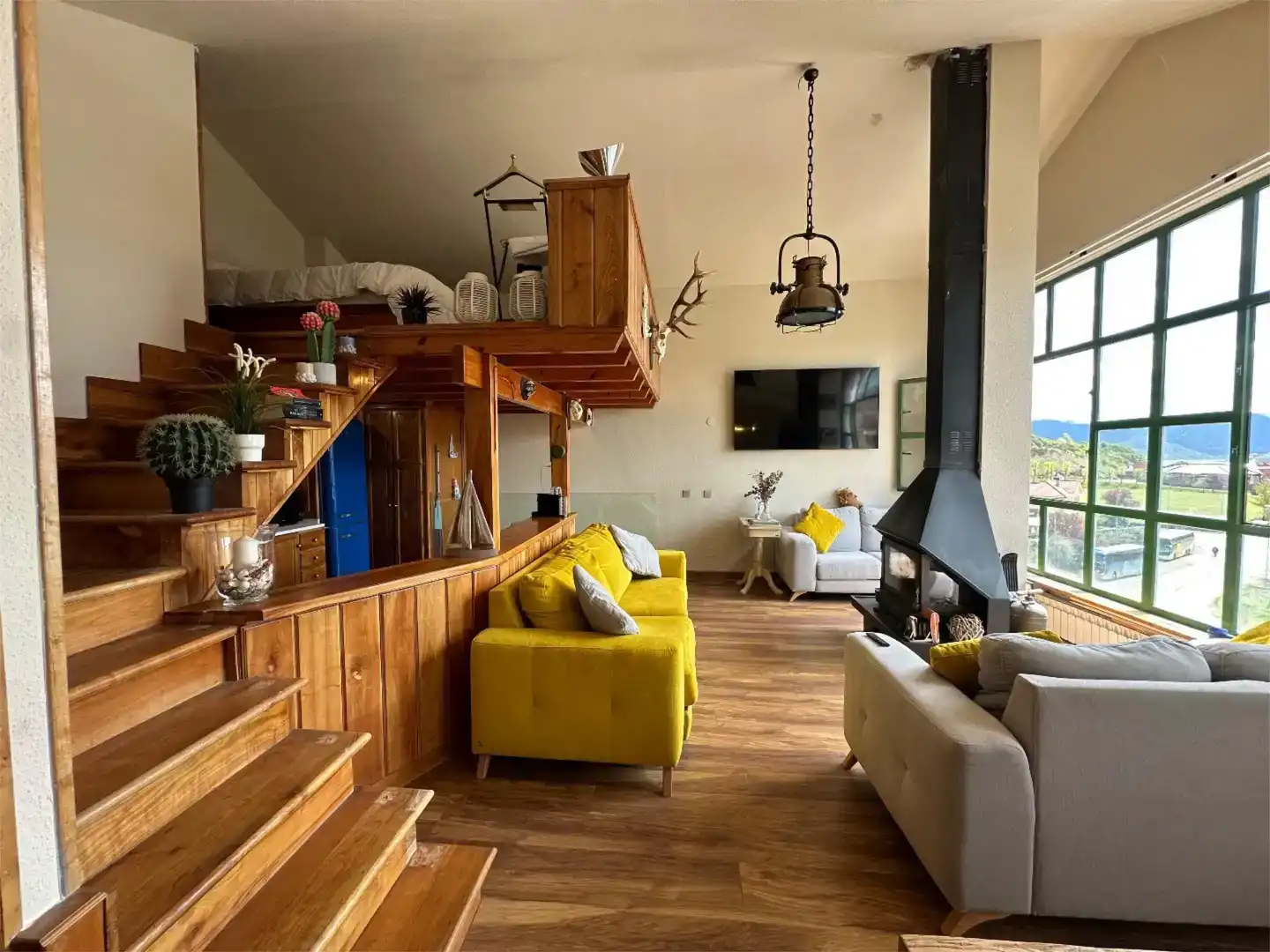 Sala de estar de Piso en venta en Riaño con Trastero y Amueblado