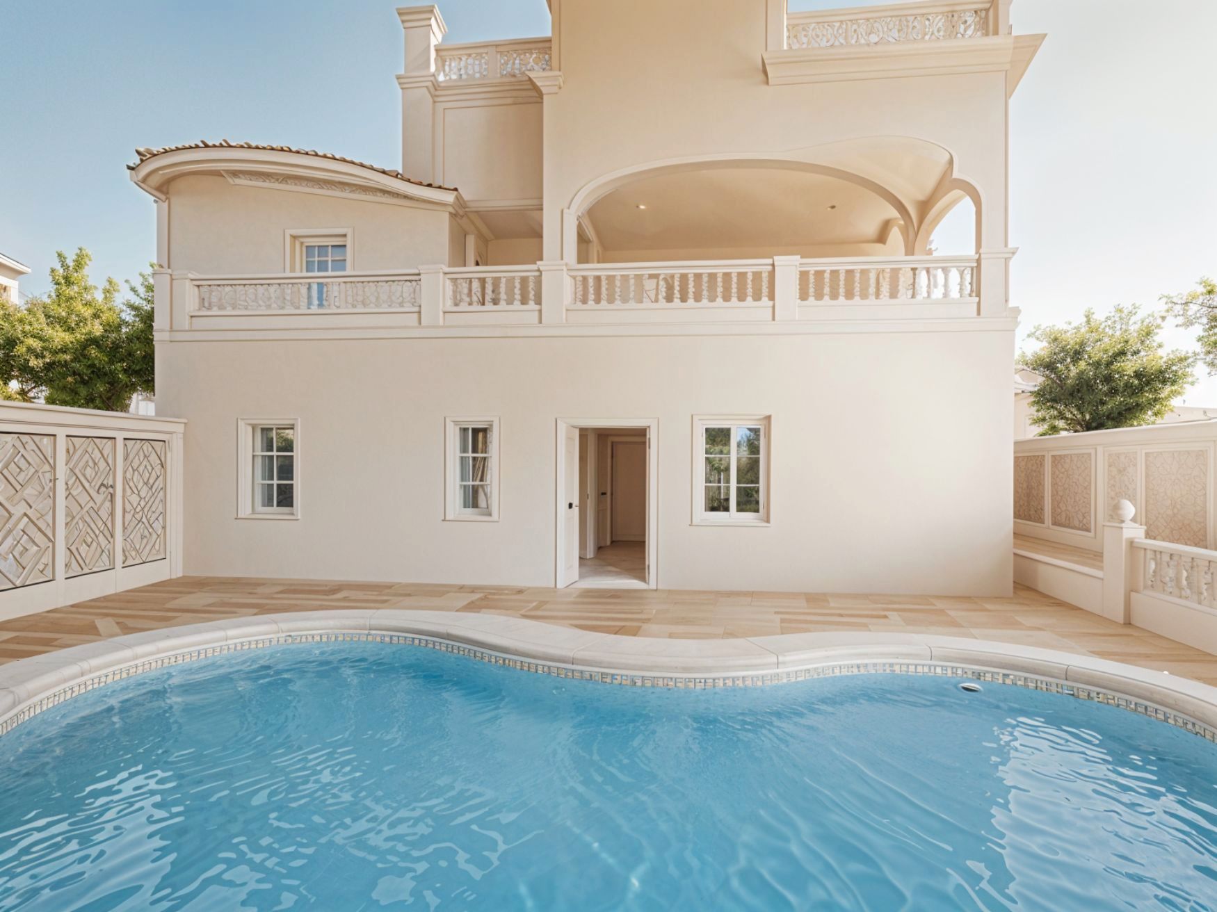 Piscina de Casa o chalet en venta en Benitachell / El Poble Nou de Benitatxell con Aire acondicionado, Calefacción y Jardín privado