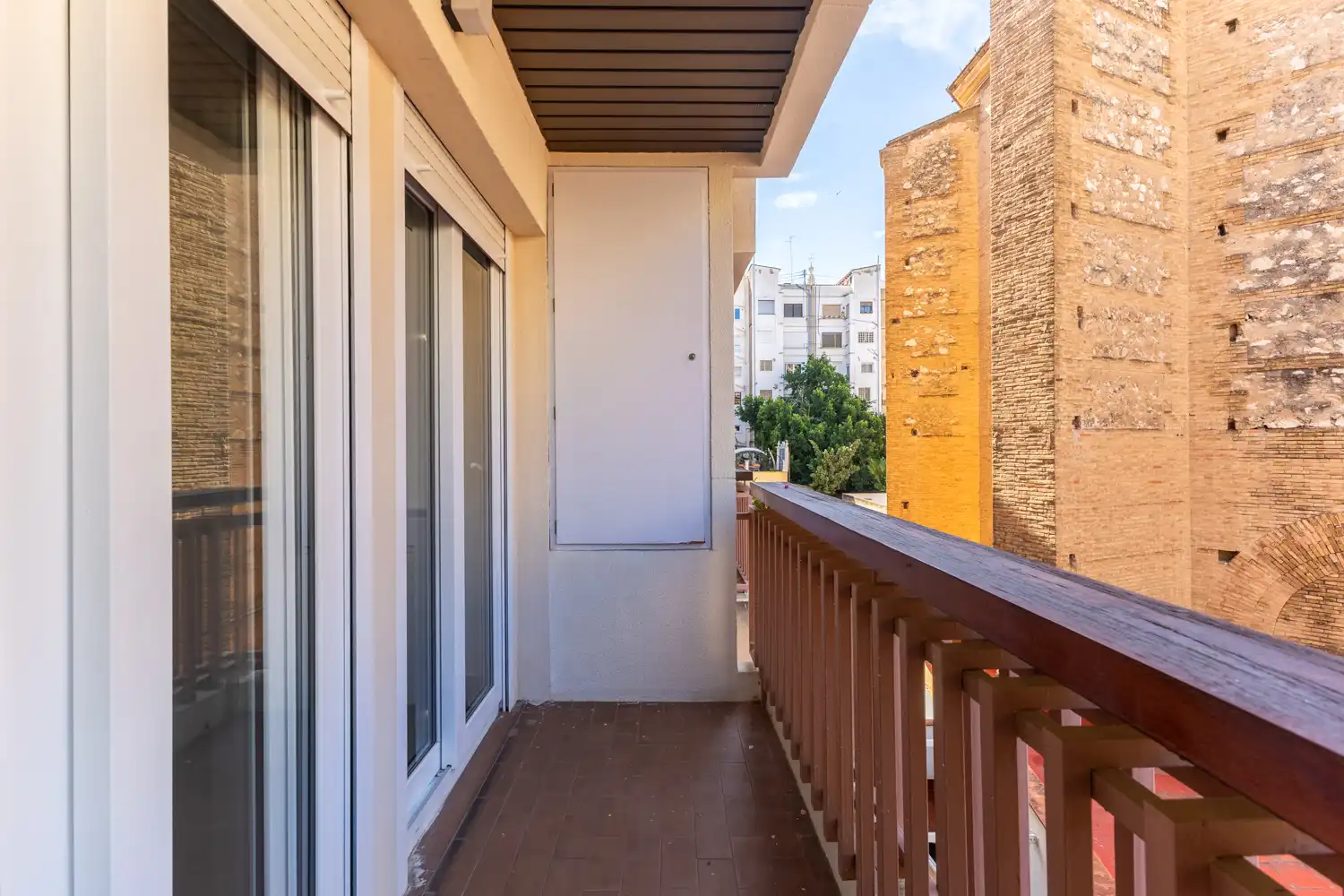 Balcony of Flat for sale in Valencia  with Air Conditioner, Heating and Balcony