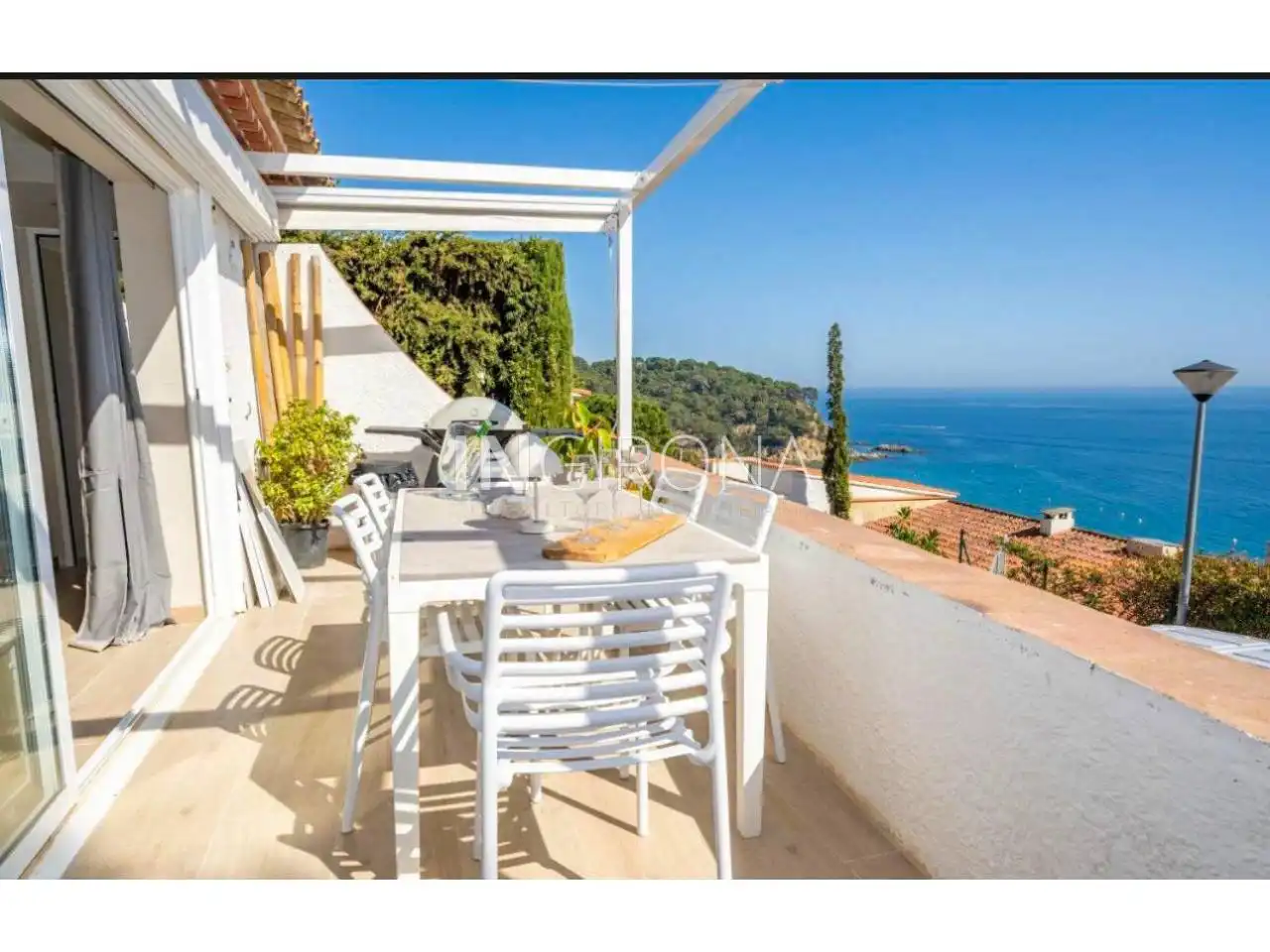 Terrassa de Casa o xalet de lloguer en Lloret de Mar amb Aire condicionat, Jardí privat i Terrassa