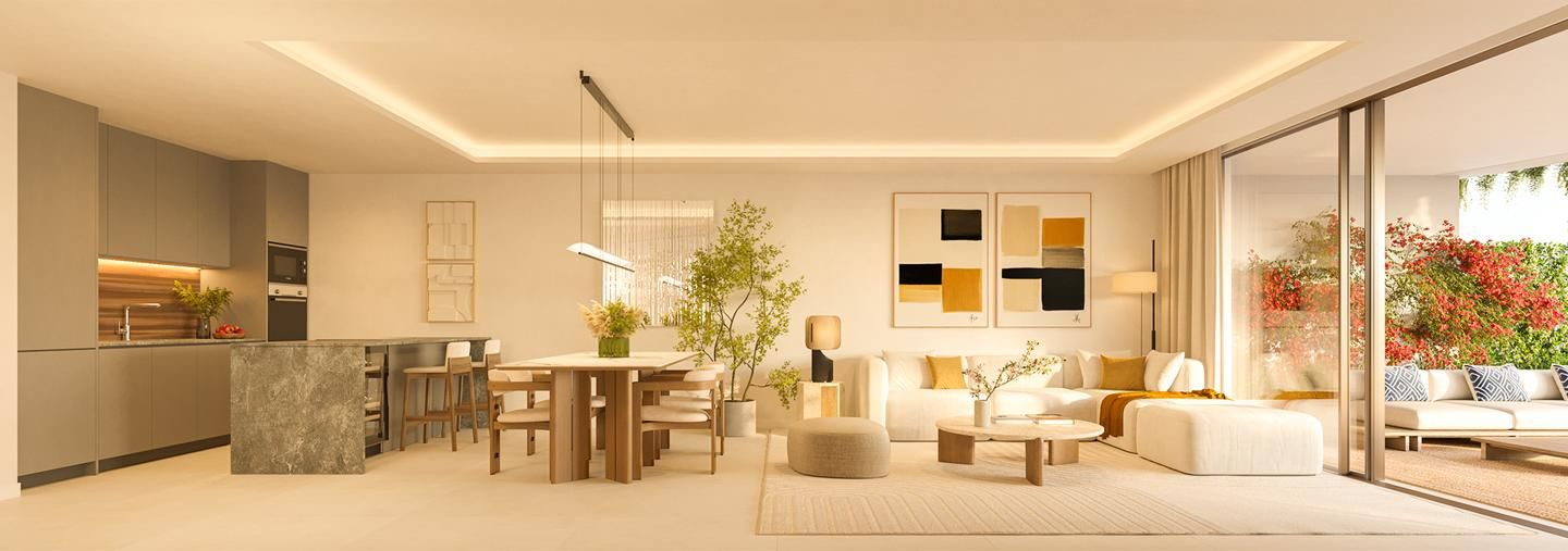 Living room of Apartment for sale in Benalmádena  with Air Conditioner, Heating and Private garden