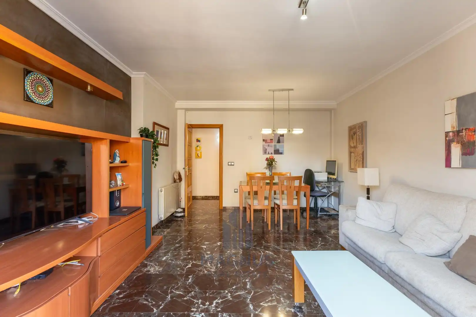 Sala de estar de Piso en venta en Valencia con Aire acondicionado, Calefacción y Balcón