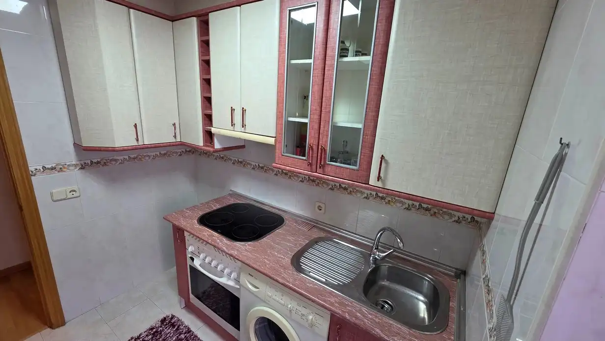 Kitchen of Flat for rent in Madrid  with Heating, Terrace and Furnished