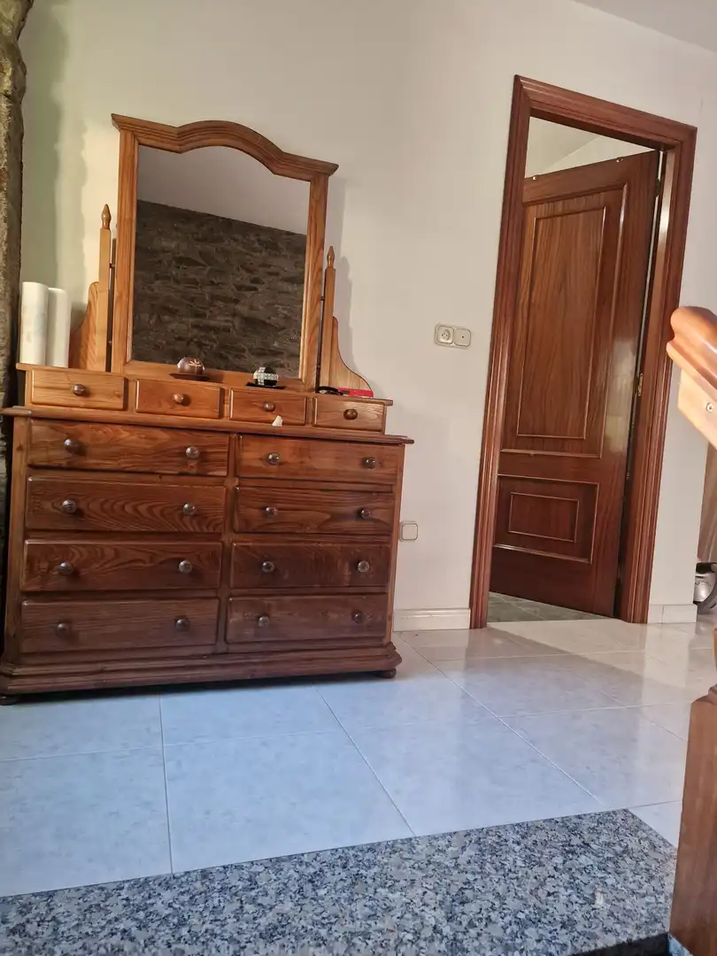 Bedroom of Houses for sale in Arzúa  with Private garden, Terrace and Furnished