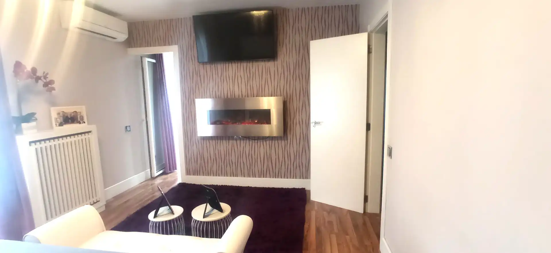 Sala de estar de Casa o chalet en venta en La Pobla de Claramunt con Aire acondicionado, Calefacción y Jardín privado