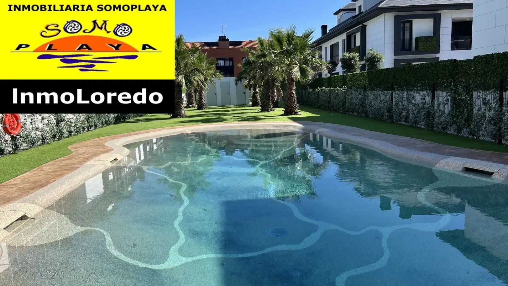 Schwimmbecken von Wohnung zum Verkauf in Ribamontán al Mar mit Heizung, Privatgarten und Abstellraum