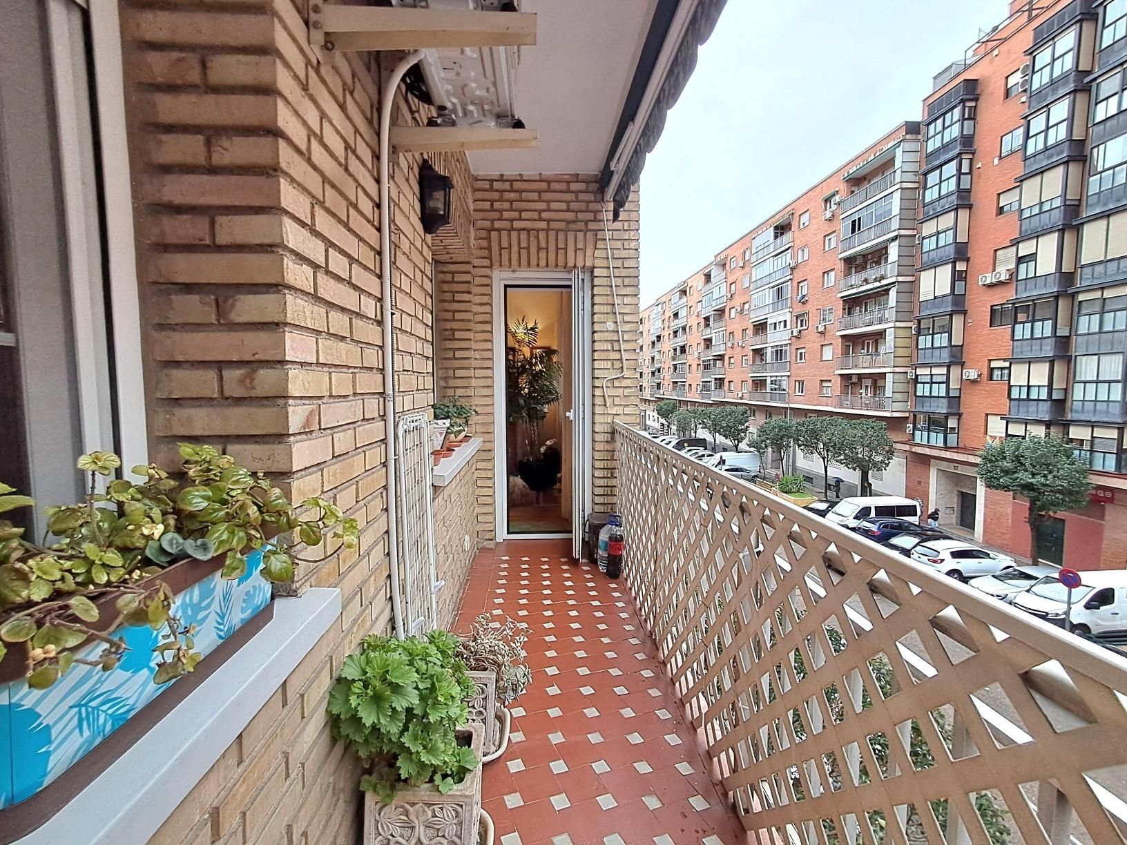 Balcony of Flat for sale in  Madrid Capital  with Air Conditioner and Terrace