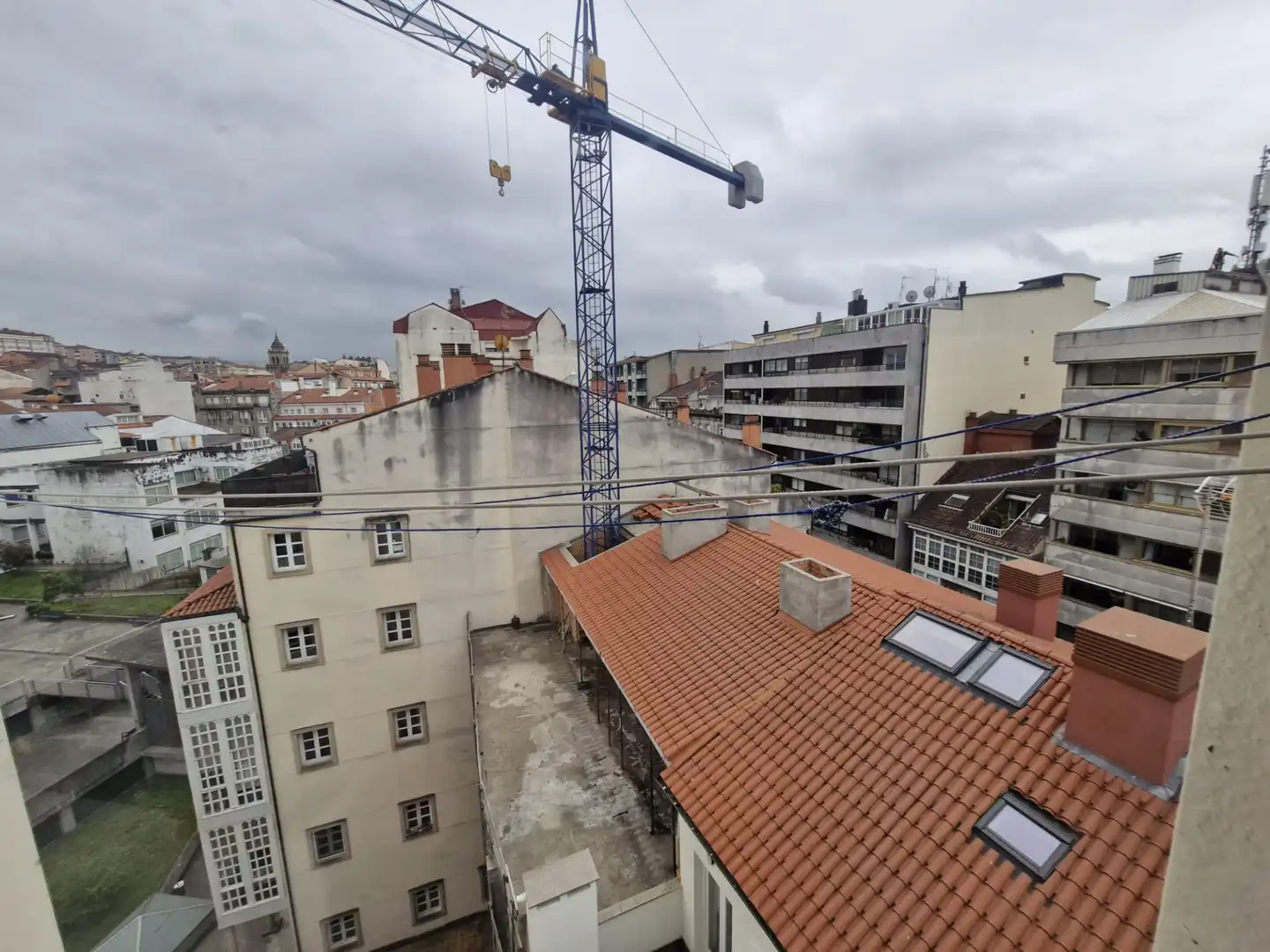 Balcony of Flat for sale in Ourense Capital   with Heating, Parquet flooring and Terrace