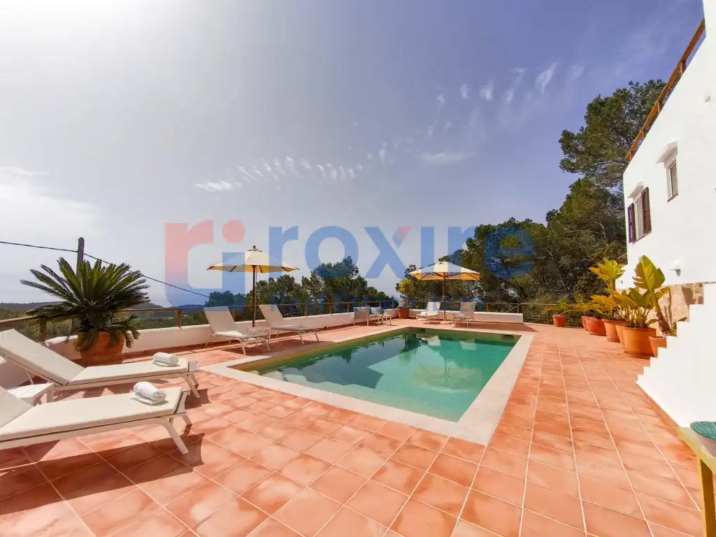 Exterior view of Houses for rent in Sant Josep de sa Talaia  with Air Conditioner, Private garden and Terrace