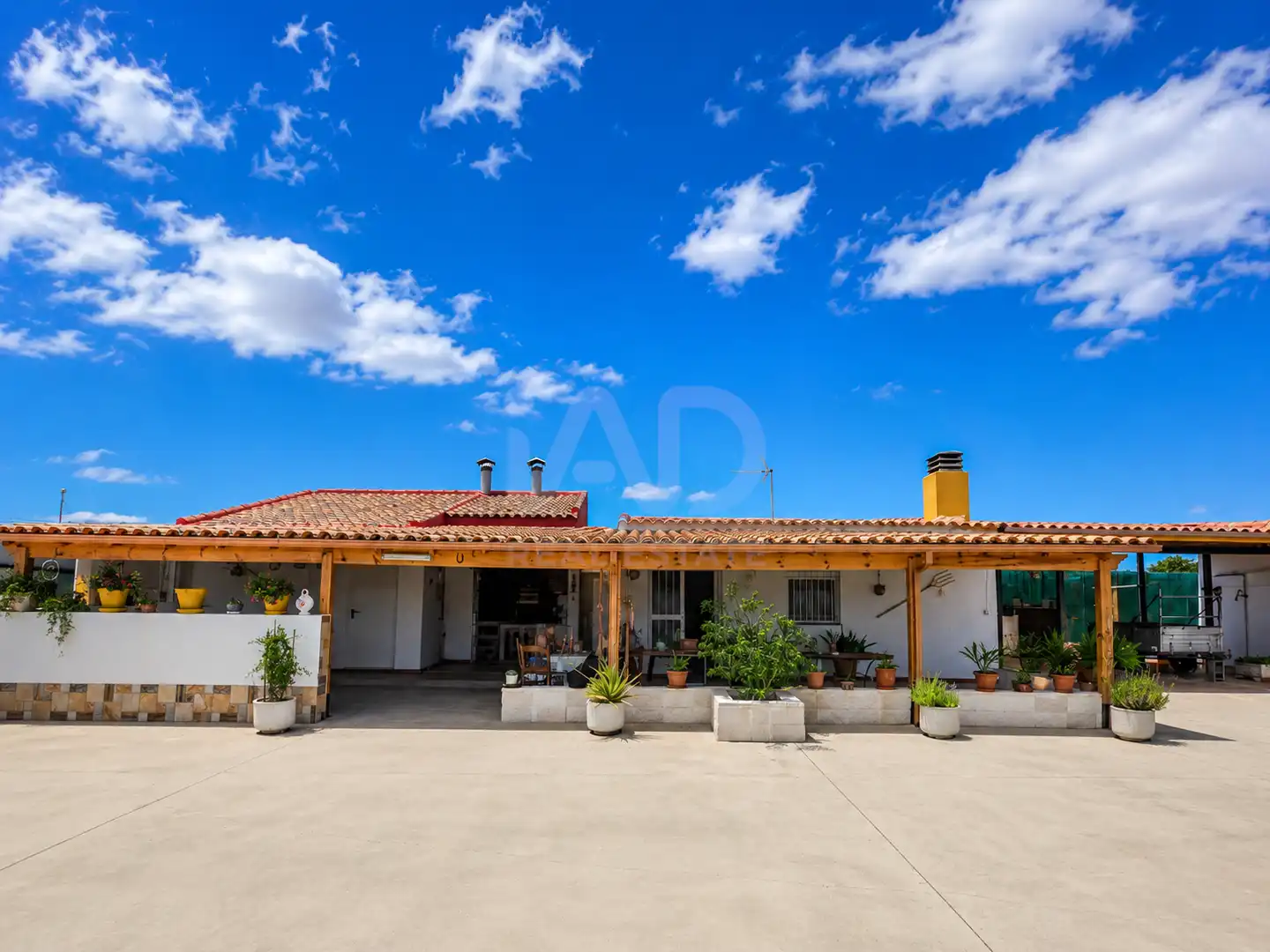 Vista exterior de Casa o xalet en venda en Fortuna amb Aire condicionat, Terrassa i Piscina
