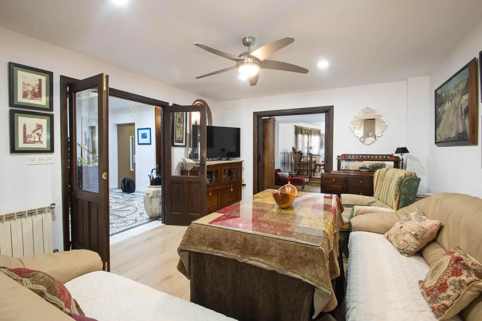 Sala de estar de Casa o chalet en venta en Peligros con Aire acondicionado, Calefacción y Jardín privado
