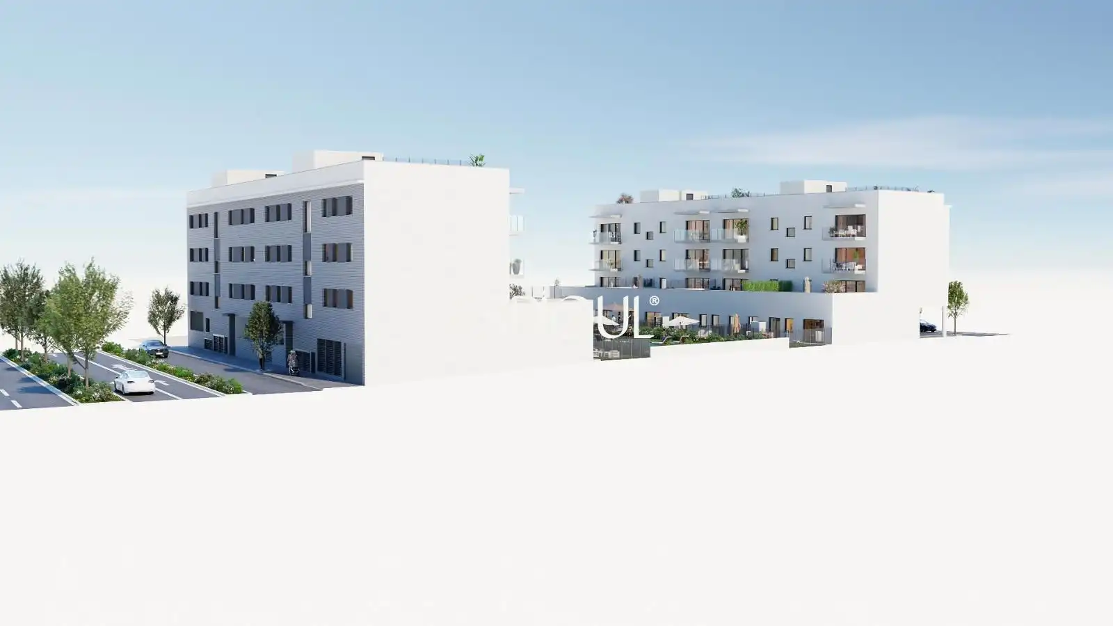 Vista exterior de Piso en venta en Sarrià de Ter con Calefacción, Terraza y Trastero