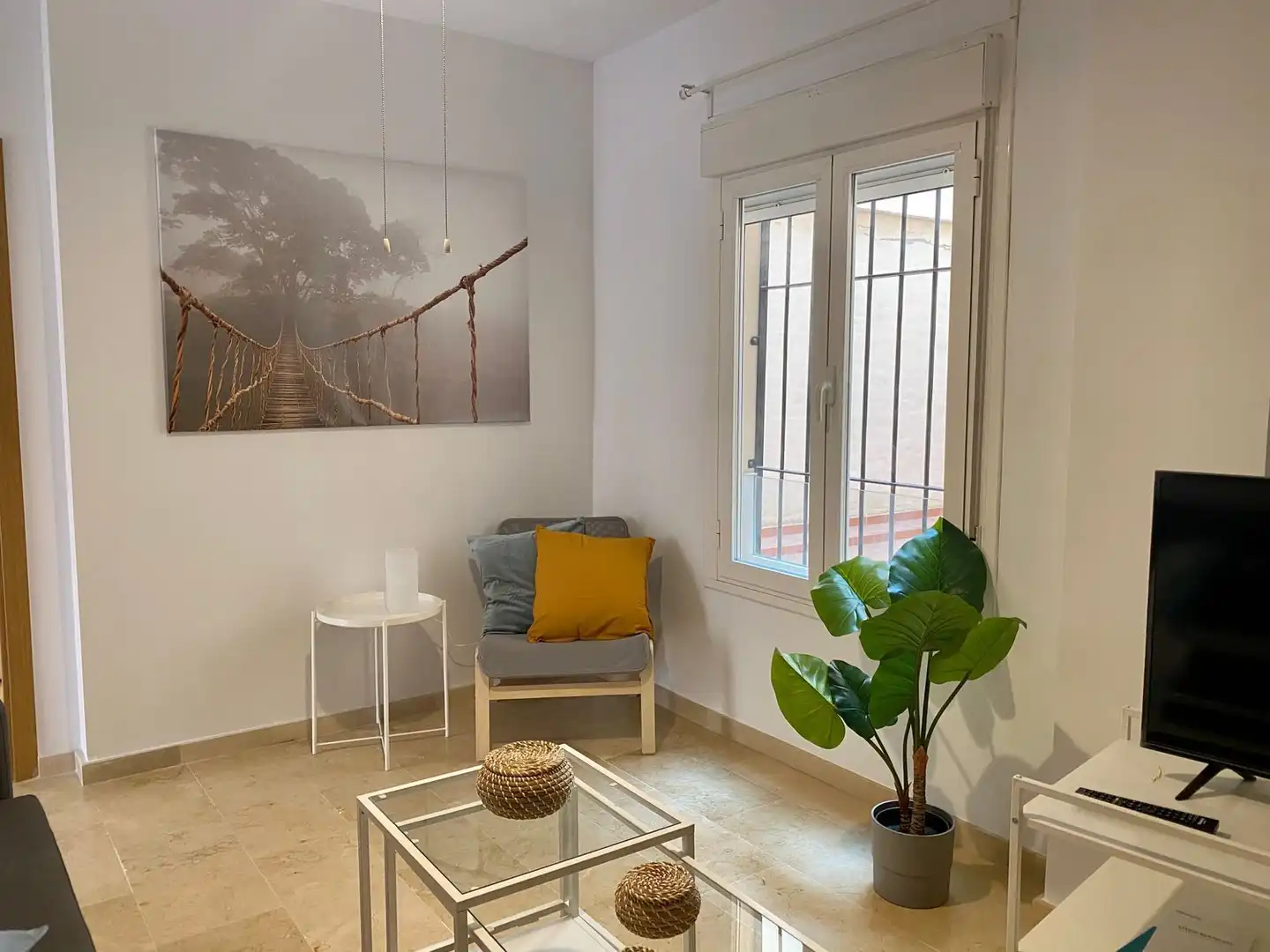 Living room of Flat for rent in Málaga  with Air Conditioner, Heating and Terrace