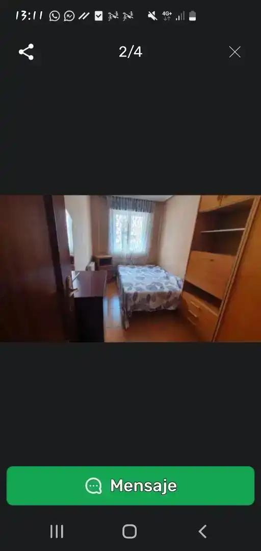 Dormitori de Pis de lloguer en Rondilla