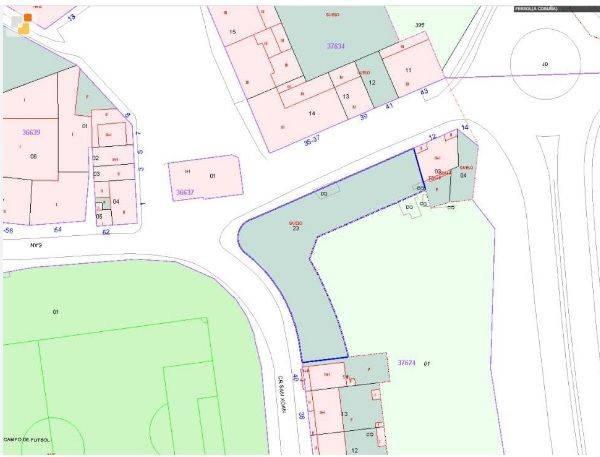 Terreno residencial en Venta en Pallota Núcleo, 42 en A Malata - Catabois - Ciudad Jardín