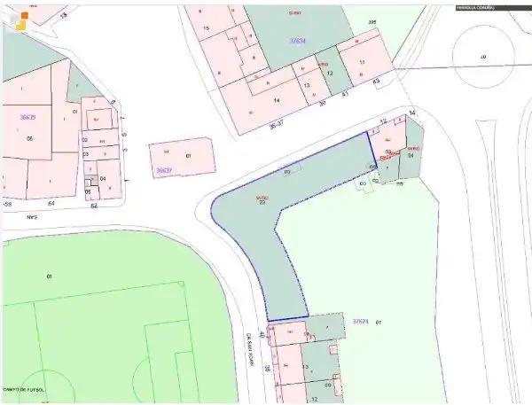 Residential land for sale in A Malata - Catabois - Ciudad Jardín