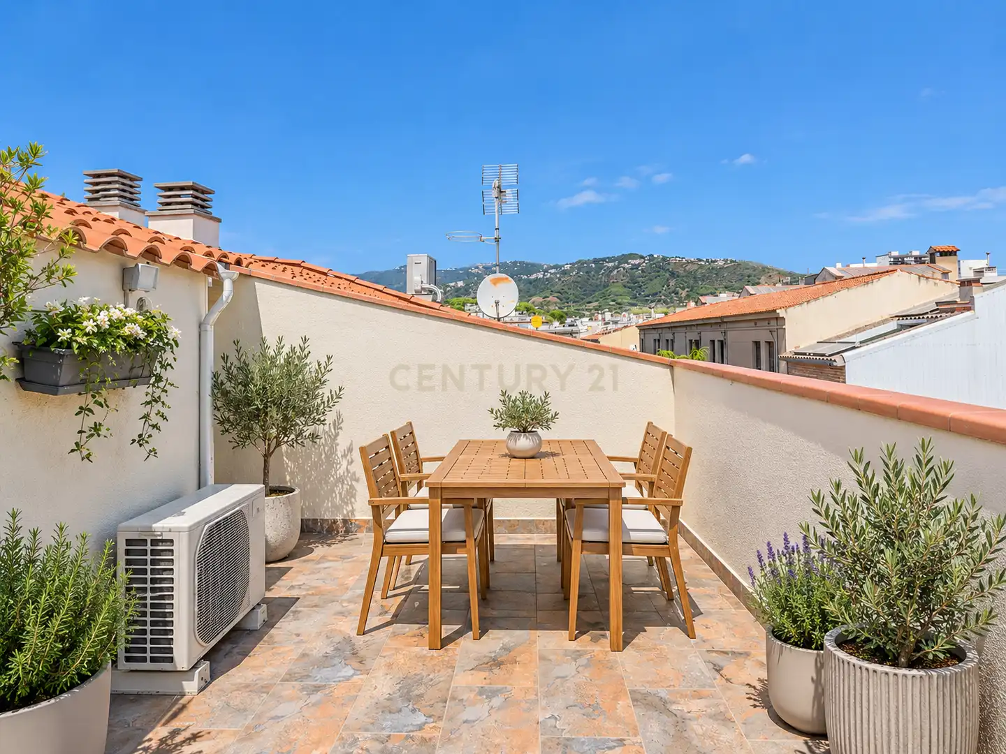 Terrasse von Wohnungen zum Verkauf in Calella