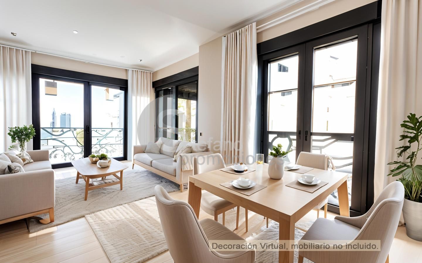 Living room of Office for sale in Málaga Capital  with Air Conditioner and Heating