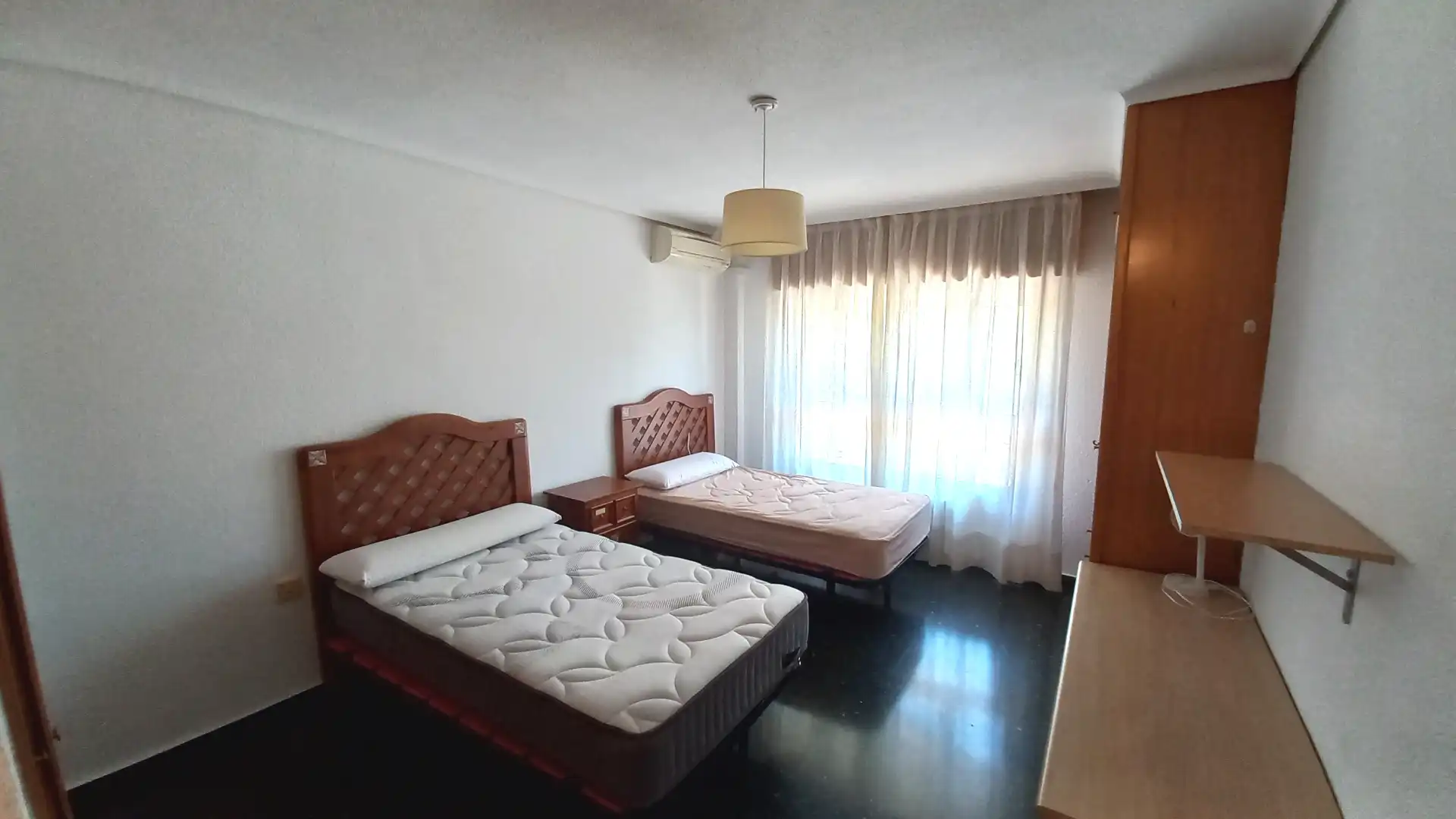 Bedroom of Flat for rent in Albacete  with Air Conditioner, Heating and Furnished