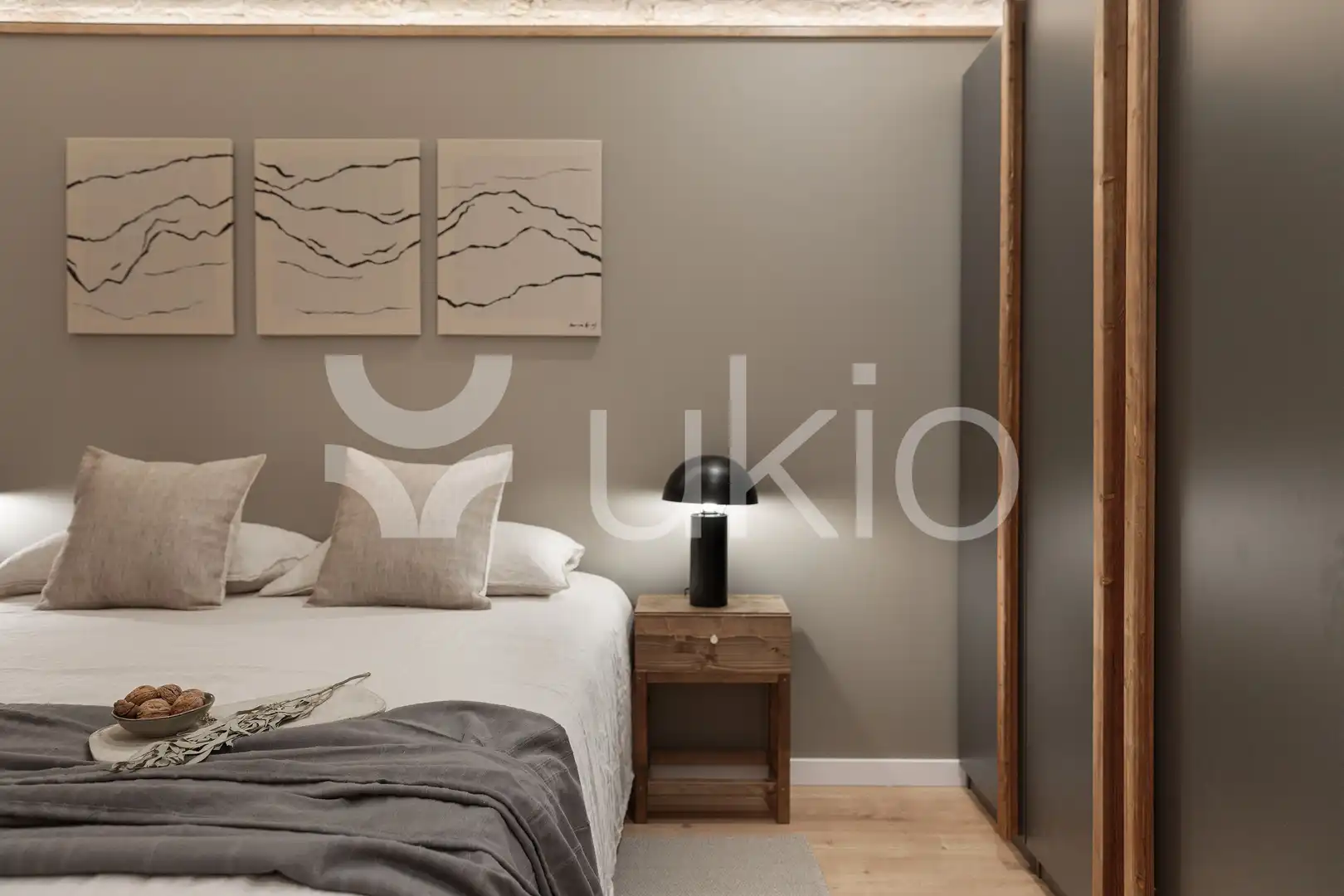 Habitación de Apartamento de alquiler en Barcelona con Aire acondicionado, Calefacción y Amueblado