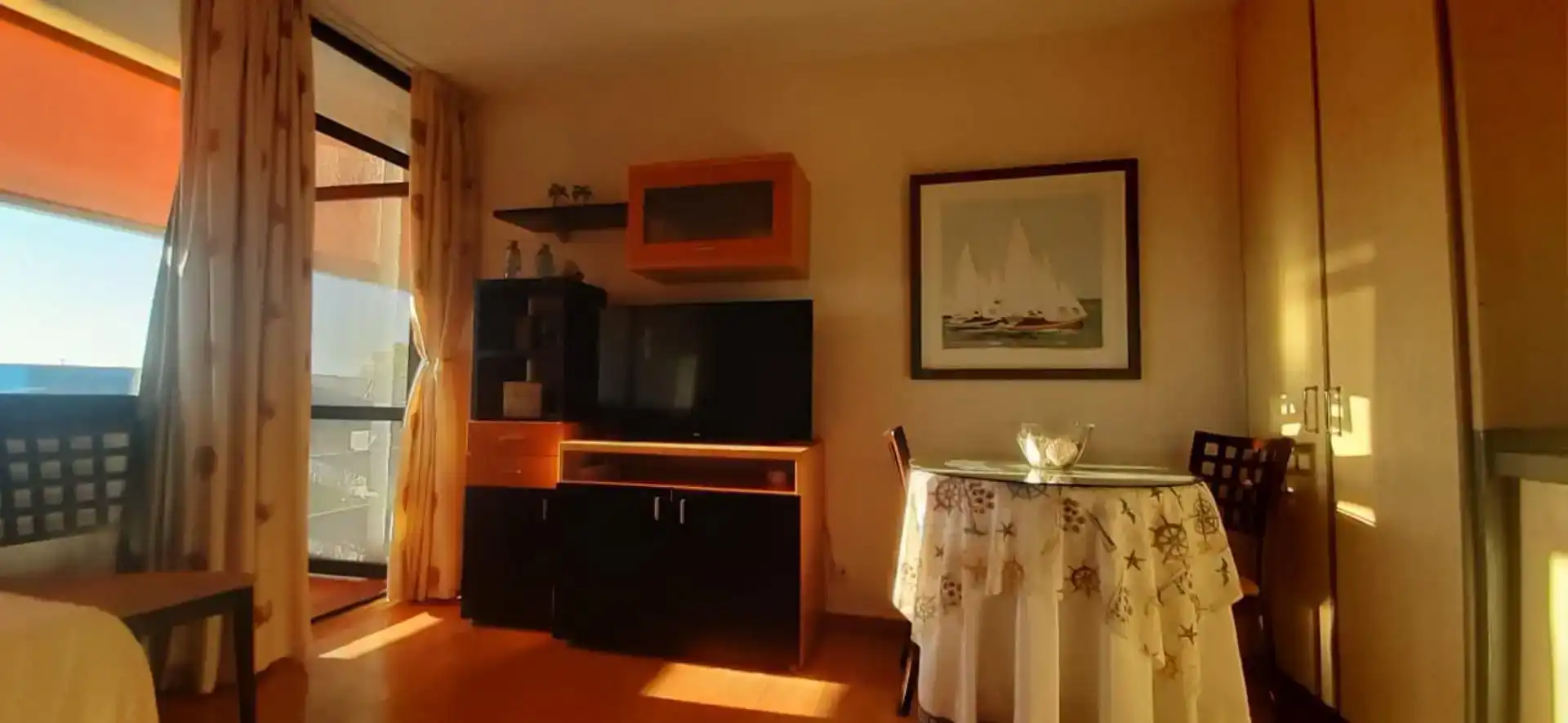 Sala d'estar de Estudi en venda en Almonte amb Aire condicionat i Balcó