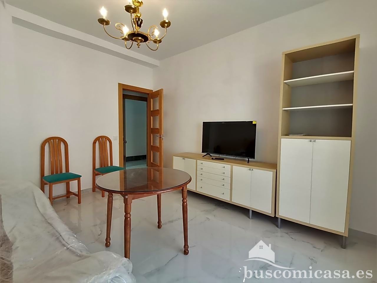Living room of Flat to rent in Linares  with Furnished and Balcony